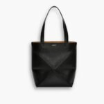 Loewe Medium Puzzle Fold Tote Black 25cm A657G50X01 1100