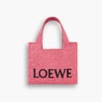 Loewe Small LOEWE Font Tote Sunset Pink 24cm ALF1V46X01 6786