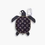 Louis Vuitton LV Turtle Pouch Bag Charm Monogram Yellow Black 12cm