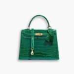 Hermès Kelly 25 Alligator Vert Emerald 25cm