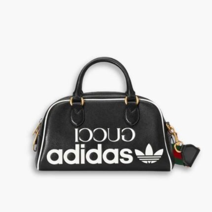 Gucci X Adidas Mini Duffle Bag Black 31.5cm 702397 U3ZCT 8726