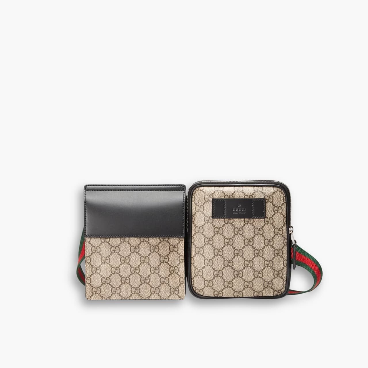 ELG_LVB1013-24.jpg Gucci GG Supreme Web Belt Bag Beige 33cm - Image 1