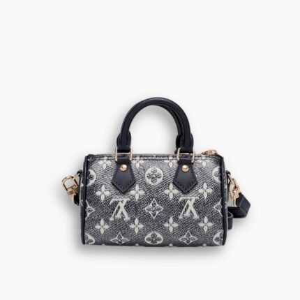 Louis Vuitton Nano Speedy Monogram in Denim 16cm