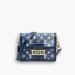 Louis Vuitton Mini Dauphine Denim Blue 20cm