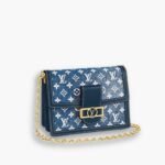Louis Vuitton Dauphine MM Denim Blue 25cm M59631