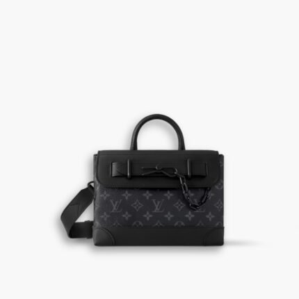 Louis Vuitton Steamer PM Canvas Black 25Cm