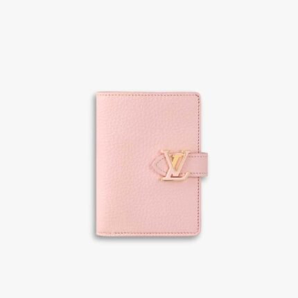 Louis Vuitton LV Vertical Compact Wallet Rose 12cm