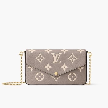 Louis Vuitton Félicie Pochette Light Grey 22cm M82047