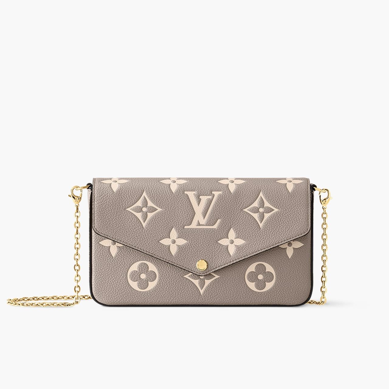 ELG_LVB1150-1-11-1.jpg Louis Vuitton Félicie Pochette Light Grey 22cm M82047 - Image 1