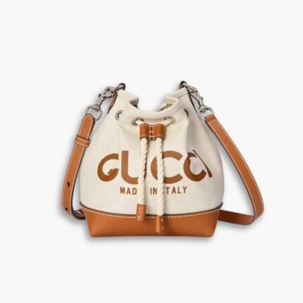 Gucci Shoulder Bag With Gucci Print Brown 23cm ‎777166 FACV3 8455