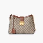 Gucci Padlock GG Medium Shoulder Bag Brown 33cm 795113 KHNKG 8534