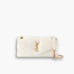 Saint Laurent Calypso Small In Blanc Vintage 27cm 734153AACQO9227