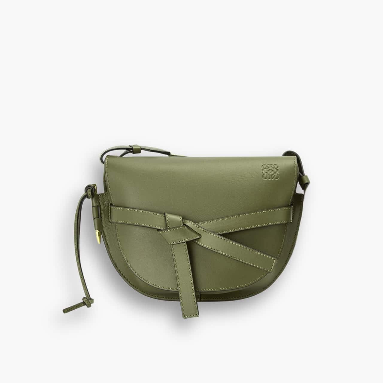 ELG_LVB1150-1-18-1.jpg Loewe Gate Dual Bag Autumn Green 20cm A650N46X13 4357 - Image 1