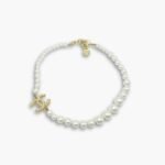 Chanel Metallic Coco Faux Pearl CC Necklace