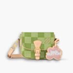 Louis Vuitton Montsouris Messenger Bag Damier Green 20cm N40665