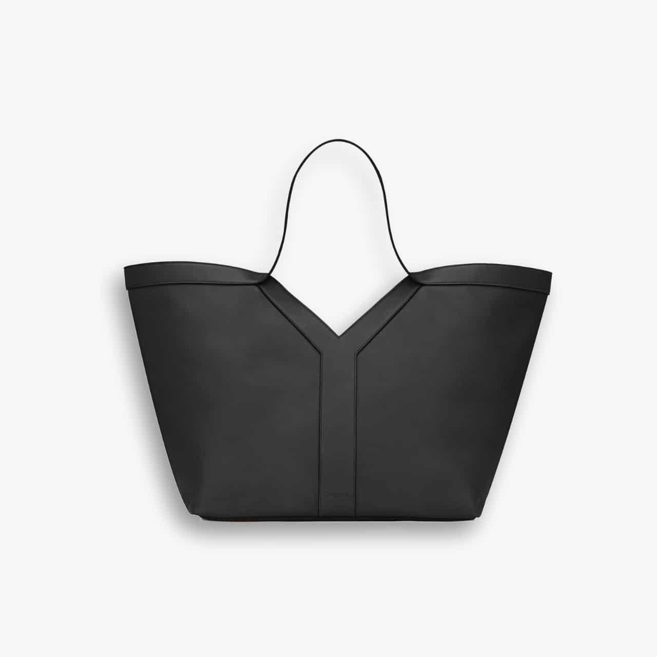 ELG_LVB1150-1-6-2.jpg Saint Laurent Y Tote In Leather Black 36cm 817602AAEB31000 - Image 1