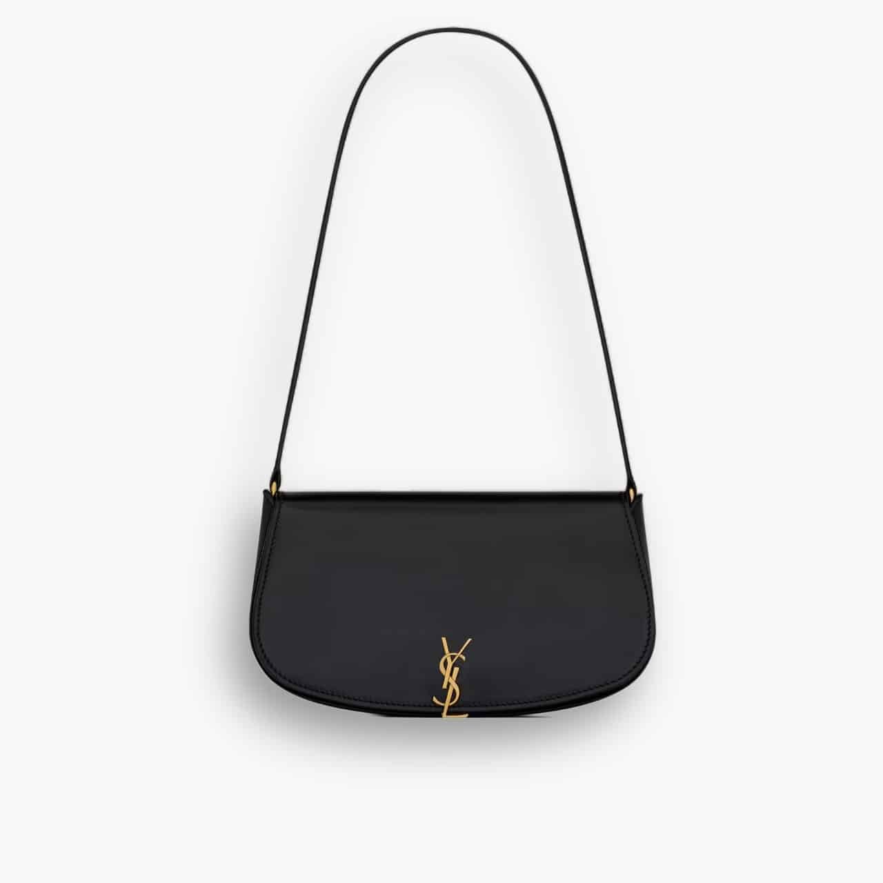 ELG_LVB1150-1-8-1.jpg Saint Laurent Mini Voltaire Bag Black 21cm 7796420SX0W1000 - Image 1