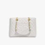 Chanel Bolsa Grand Tote Bag White 33cm