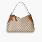 Gucci GG Emblem Small Shoulder Bag Brown 30cm 815218 FAEAA 9762