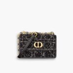Dior Miss Caro Mini Bag Tweed Black 19cm S5169UMFY M911