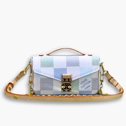 Louis Vuitton Pochette Métis East West Damier Light Blue 21cm N40749