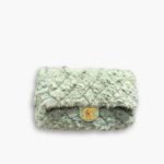 Chanel CC Flap Bag Shearling Green 25cm