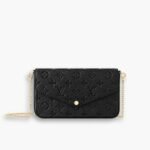 Louis Vuitton Félicie Pochette Black 22cm M64064
