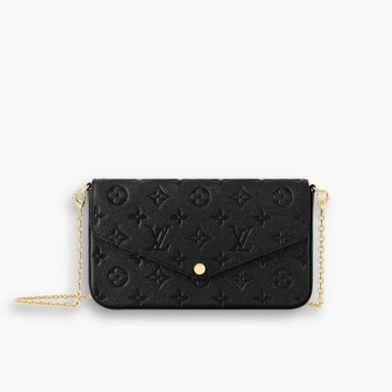 Louis Vuitton Félicie Pochette Black 22cm M64064