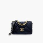 Chanel 19 Bag Lambskin Midnight Blue 28cm