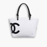 Chanel Large Cambon Tote Bag Black White 41cm