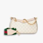 Gucci Ophidia Small Handbag Beige And White 25cm 735145 UULBG 9683