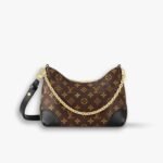 Louis Vuitton Boulogne Handbag Monogram Black 25cm M45831