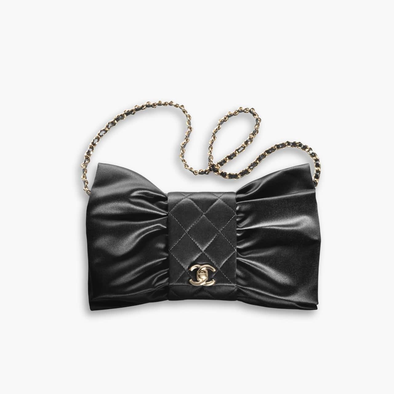 ELG_LVB1150-26-1.jpg Chanel Clutch Bag Black 25cm AS4098 B13245 94305 - Image 1
