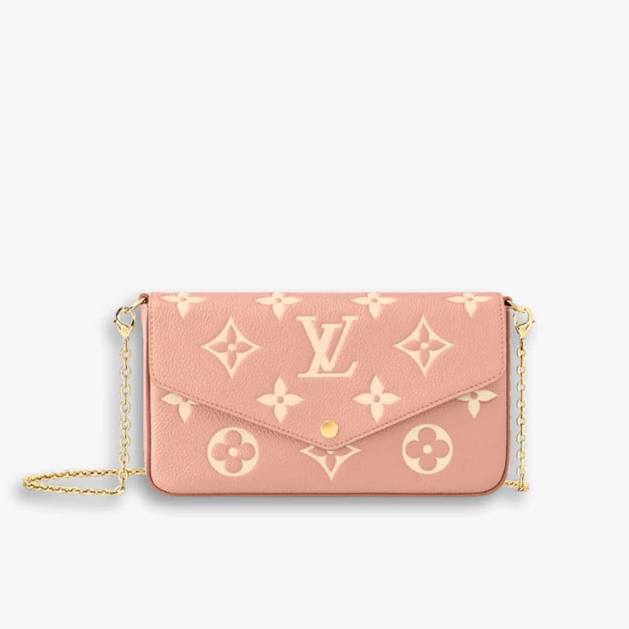 ELG_LVB1150-27.jpg Louis Vuitton Félicie Pochette Rose Trianon Pink 22cm M81759 - Image 1