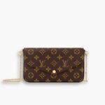 Louis Vuitton Félicie Pochette Bag Monogram Brown 22cm M81896