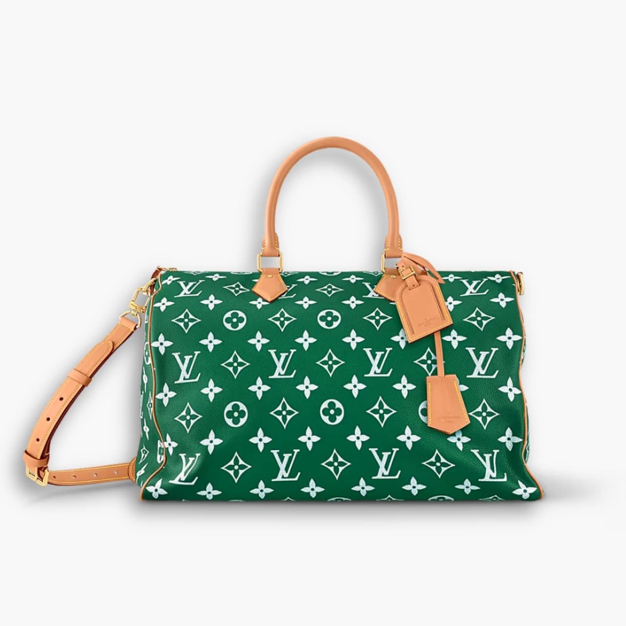 ELG_LVB1150-3-2-1.jpg Louis Vuitton Speedy P9 Bandoulière Vert 40cm M46991 - Image 1