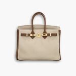 Hermes Birkin Togo Leather Beige And Brown 30cm