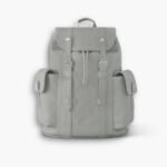 Louis Vuitton Christopher Backpack Khaki Grey 48cm M23146