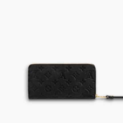 Louis Vuitton Zippy Wallet Monogram Black 19cm M61864