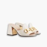 Gucci Women s Slide Sandal With Horsebit ‎White 655412 BKO00 9022