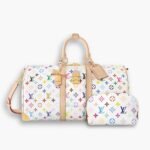 Perfect Match: Louis Vuitton TM Keepall Bandouliere Multicolored 45cm X Louis Vuitton TM Cosmetic Pouch 19cm