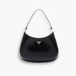 Prada Cleo Brushed Leather Black 27Cm