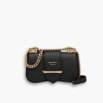 Prada Sidonie Saffiano Black 24cm