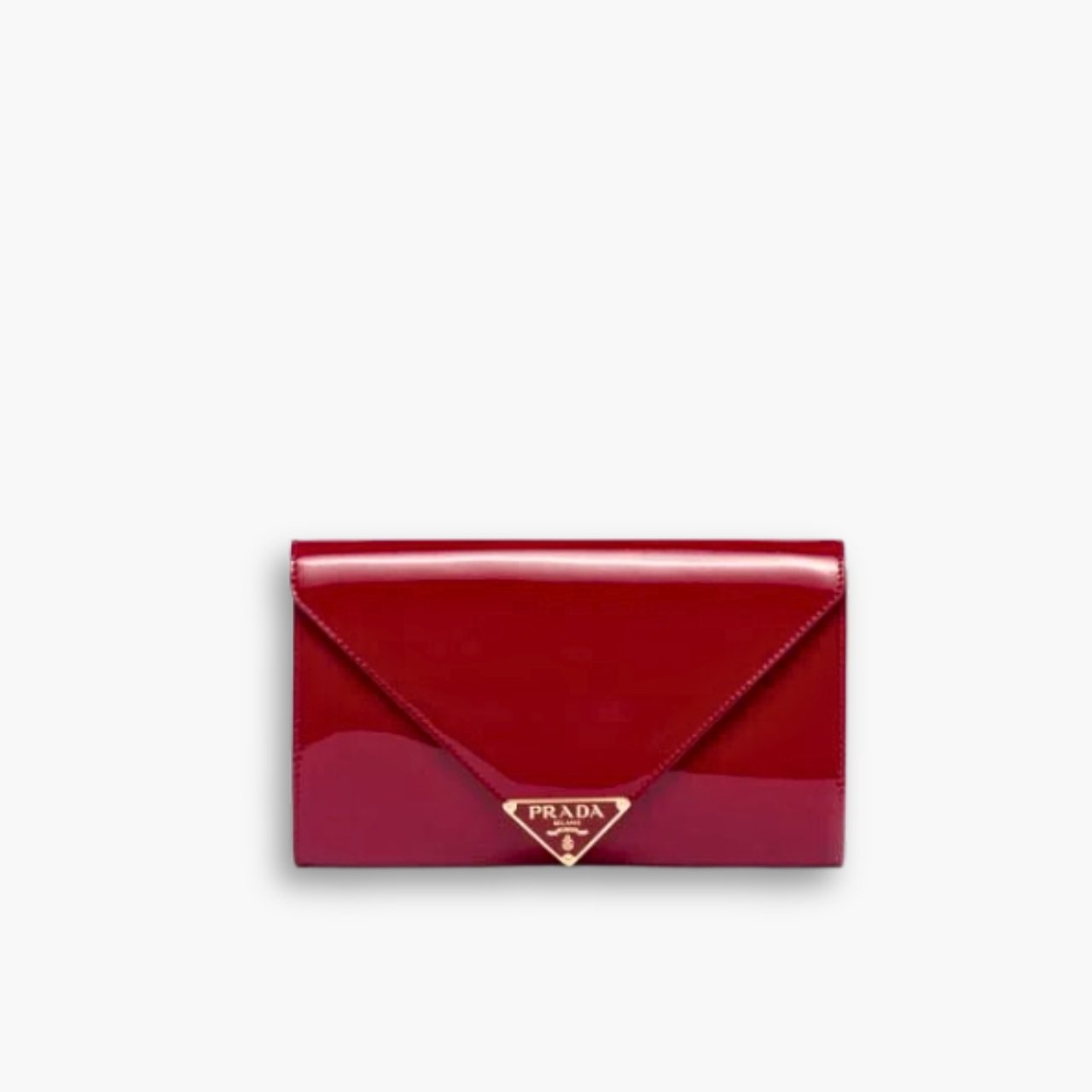 ELG_PRB1026.jpg Prada Patent Leather Mini Bag Red 20cm - Image 1
