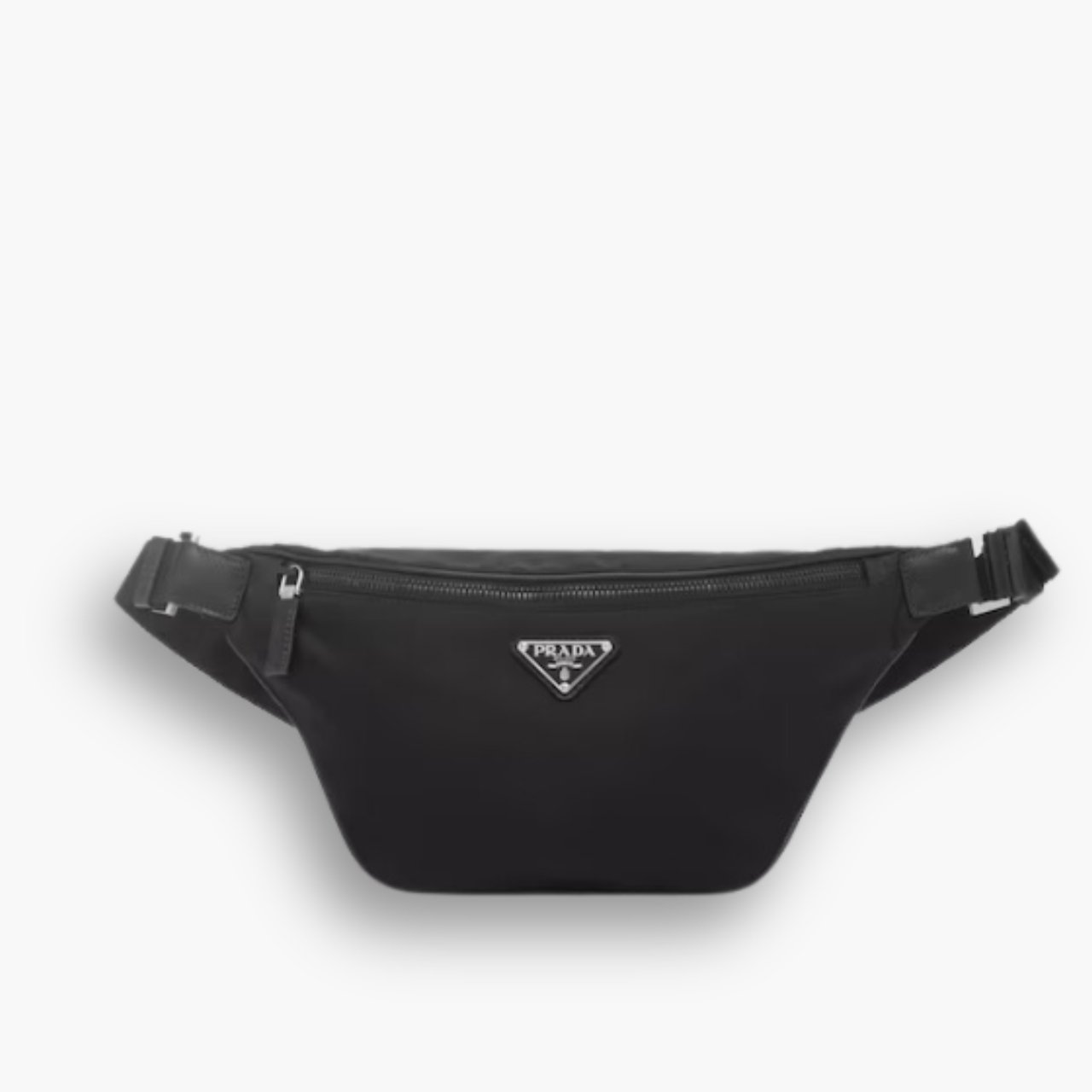 ELG_PRB1031-1.jpg Prada Re Nylon And Saffiano Leather Belt Bag Black 31cm - Image 1