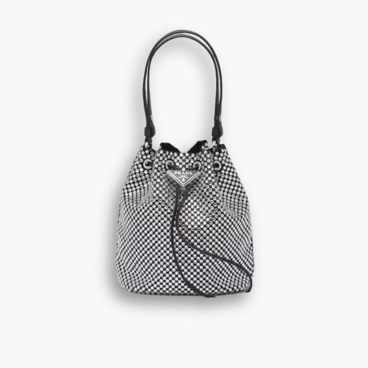 ELG_PRB1051.jpg Prada Satin Mini Bag With Crystals 18cm - Image 1