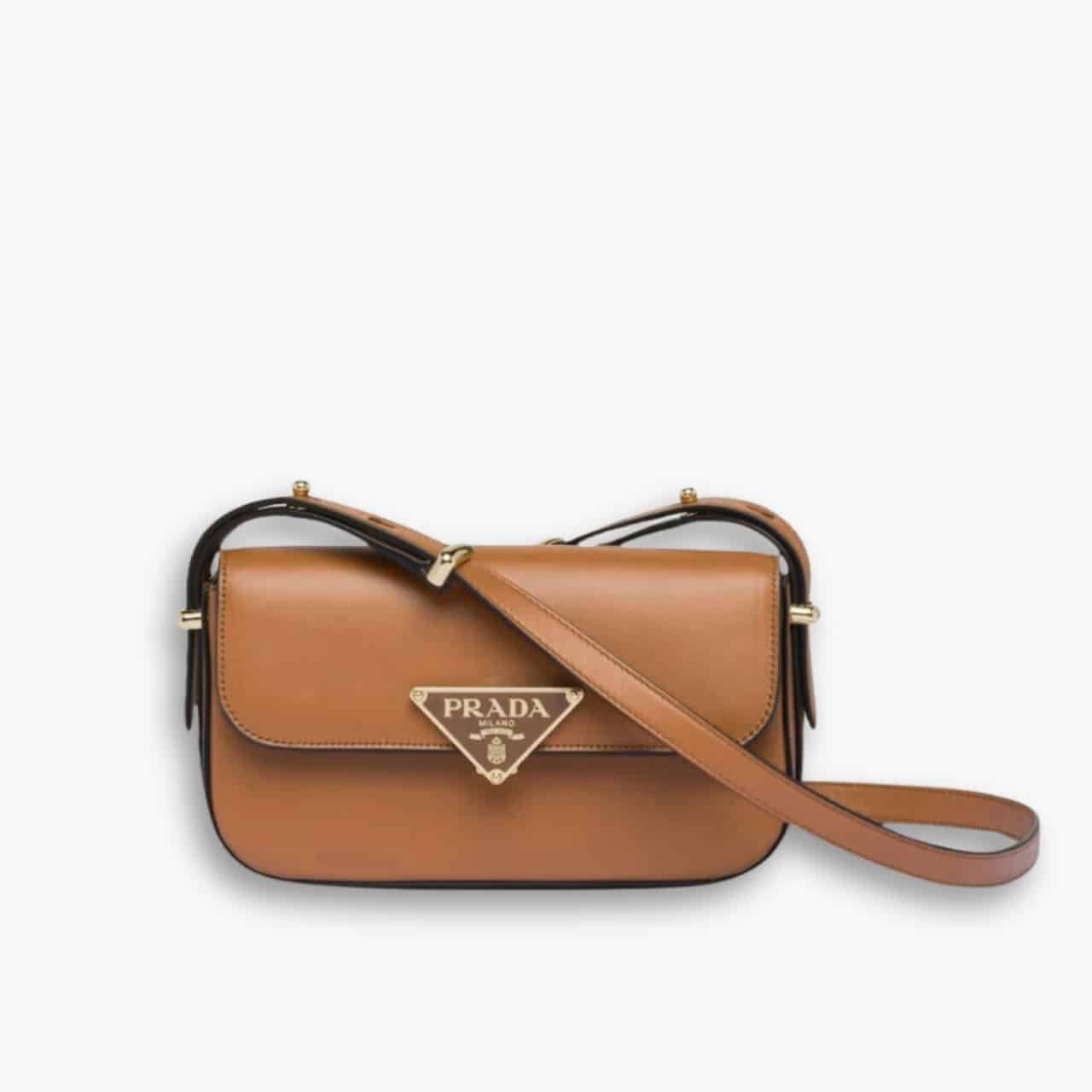 ELG_PRB1082-1.jpg Prada Shoulder Bag Brown 21cm 1BD339 ASK F0XUG V MTO - Image 1