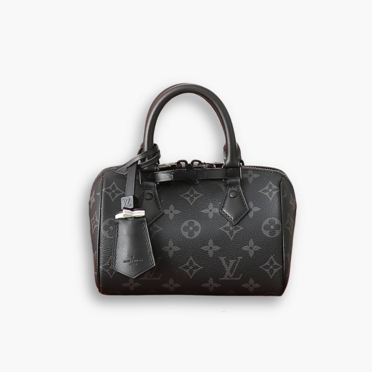 ELG_TNB1150-2-1-1.jpg Louis Vuitton Speedy Bandoulière Monogram Black 19cm M24606 - Image 1