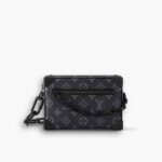 Louis Vuitton Mini Soft Trunk Bag Monogram Black 18cm M44735