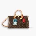 Louis Vuitton Speedy Soft 30 Crafty Bag Monogram Red 30cm M11945